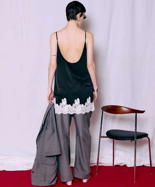 MAISON SPECIAL（メゾンスペシャル） パンツ Sheer Suiting Easy Pants