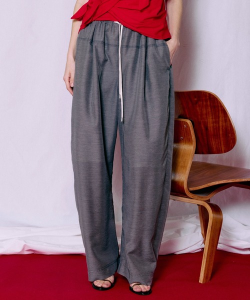 MAISON SPECIAL（メゾンスペシャル） パンツ Sheer Suiting Easy Pants