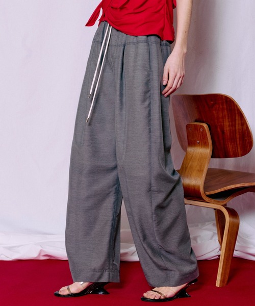 MAISON SPECIAL（メゾンスペシャル） パンツ Sheer Suiting Easy Pants