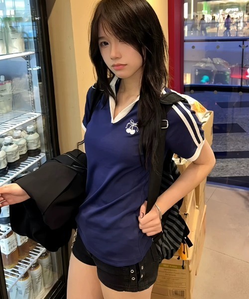 ViViDAY tシャツ 半袖 チェリーワンポイント tシャツ レディース