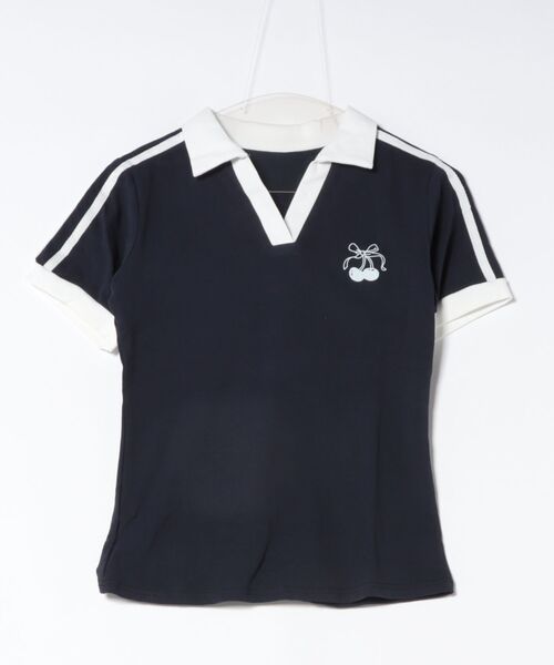 ViViDAY tシャツ 半袖 チェリーワンポイント tシャツ レディース