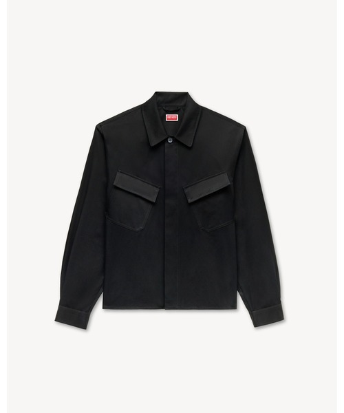 シャツ 'KENZO Signature' オーバーシャツ イン コットン メンズの画像