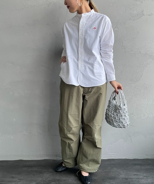 Danton（ダントン） 長袖ブラウス 36 ホワイト レディース : ZOZOTOWN