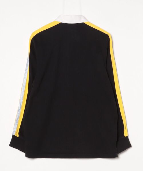 Supreme（シュプリーム） Reflective Sleeve Stripe Rugby S ブラック