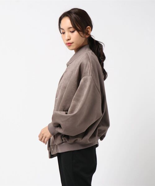 「go slow caravan」 スタジャン FREE グレー レディース_画像3