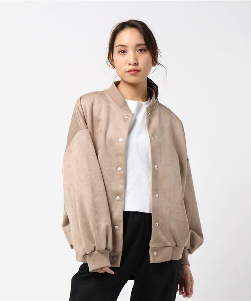 「go slow caravan」 スタジャン FREE グレー レディース_画像5