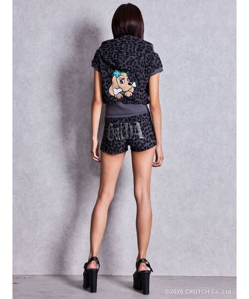 GALFY（ガルフィー） パーカー GYDA×GALFY leopard pileパーカー