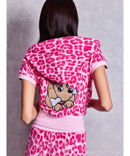 GALFY（ガルフィー） パーカー GYDA×GALFY leopard pileパーカー