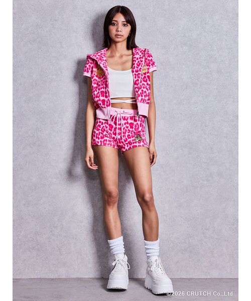 GALFY（ガルフィー） パーカー GYDA×GALFY leopard pileパーカー