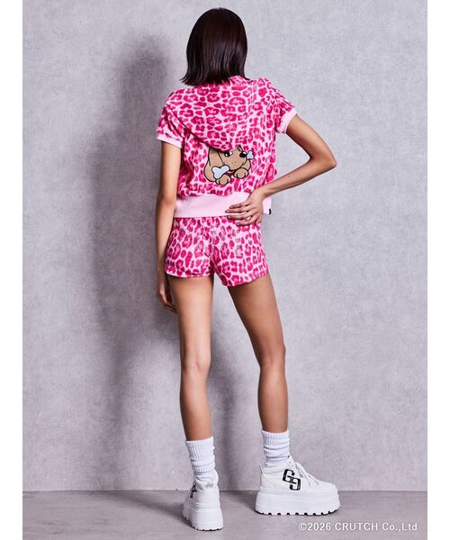 GALFY（ガルフィー） パーカー GYDA×GALFY leopard pileパーカー 