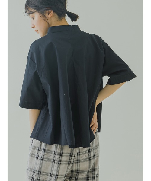 「Kelen」 7分袖ブラウス S ブラック レディース_画像2