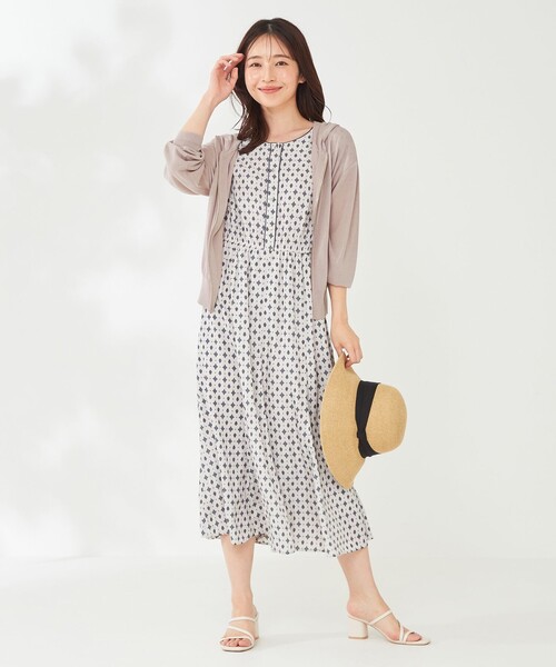 「ANY SIS」 半袖ワンピース 3 ピンク レディース_画像4