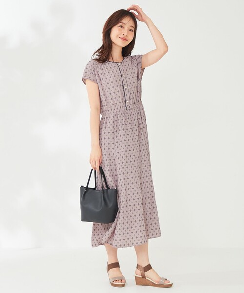 「ANY SIS」 半袖ワンピース 3 ピンク レディース_画像5
