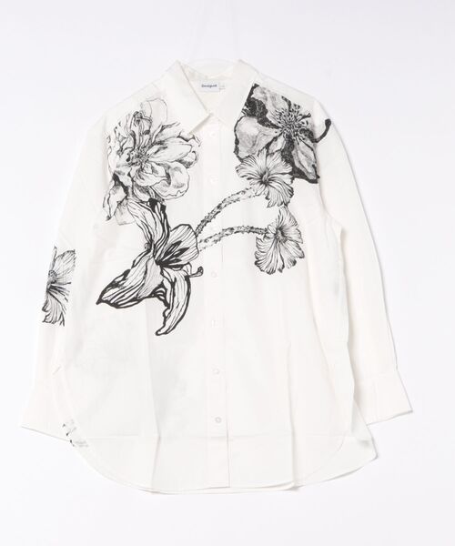 「Desigual」 長袖シャツ S ホワイト レディース_画像6