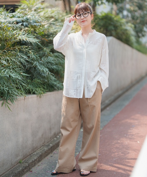「Spick & Span」 長袖ブラウス - ブラック レディース_画像5