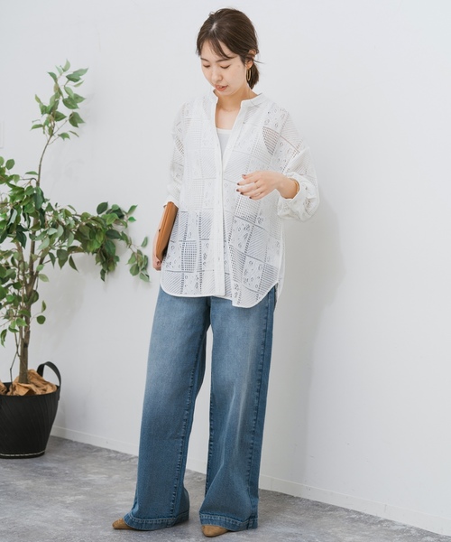 「Spick & Span」 長袖ブラウス - ブラック レディース_画像6