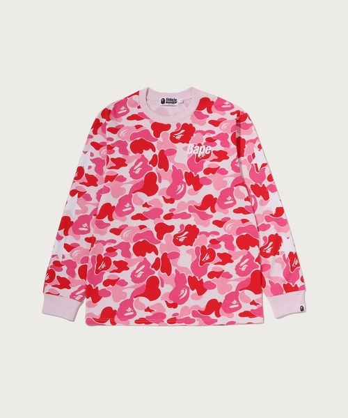 A BATHING APE（アベイシングエイプ） tシャツ ABC CAMO LS TEE メンズ