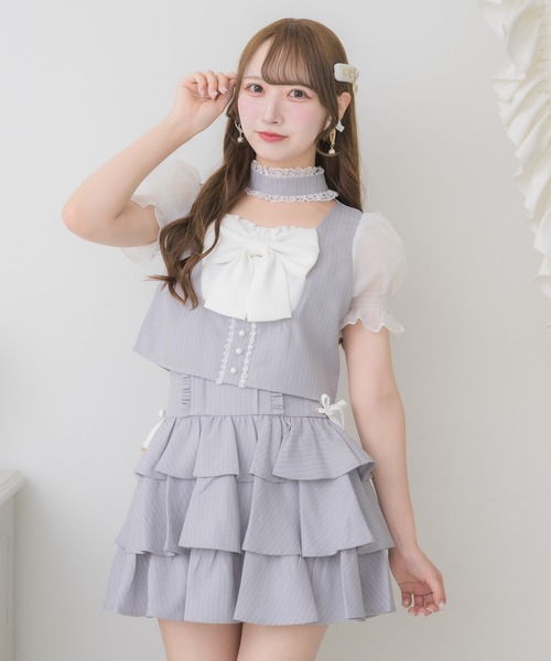 ROJITA（ロジータ） ブラウス シャツ 半袖 「セットアップ対応」リボン