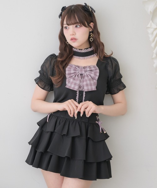 ROJITA（ロジータ） ブラウス シャツ 半袖 「セットアップ対応」リボン