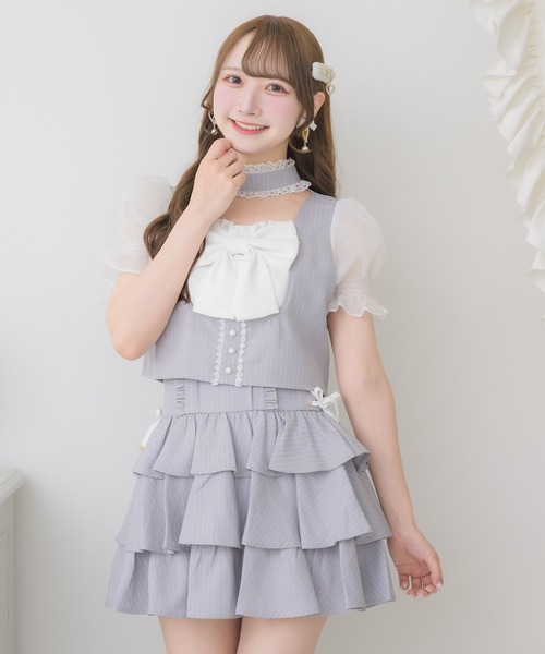 ROJITA（ロジータ） ブラウス シャツ 半袖 「セットアップ対応」リボン