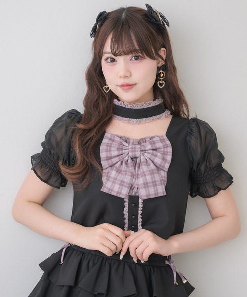 ROJITA（ロジータ） ブラウス シャツ 半袖 「セットアップ対応」リボン