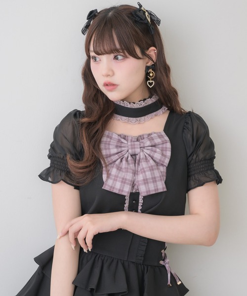 ROJITA（ロジータ） ブラウス シャツ 半袖 「セットアップ対応」リボン