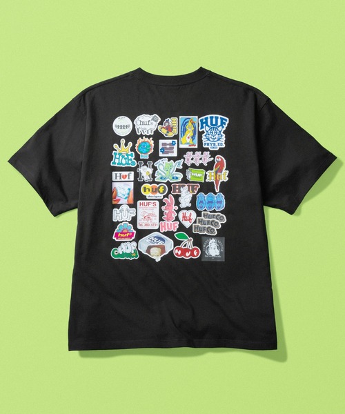 HUF（ハフ） tシャツ STICKER PACK TEE メンズ レディース : ZOZOTOWN