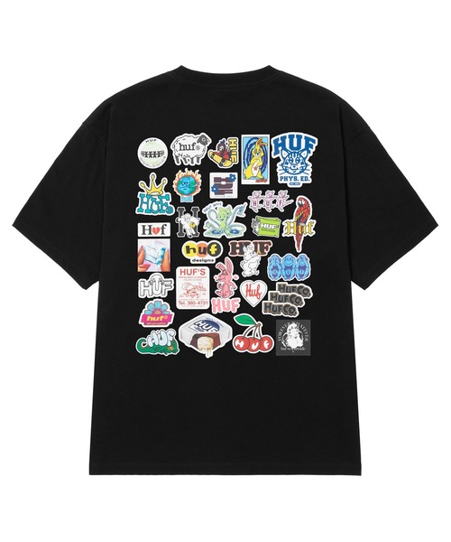 HUF（ハフ） tシャツ STICKER PACK TEE メンズ レディース : ZOZOTOWN