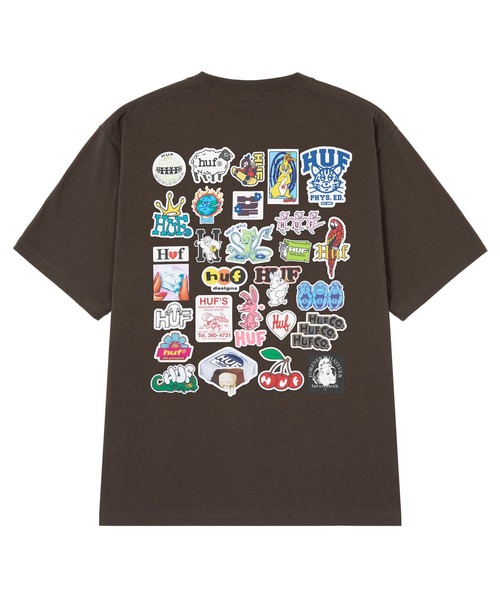 HUF（ハフ） tシャツ STICKER PACK TEE メンズ レディース : ZOZOTOWN