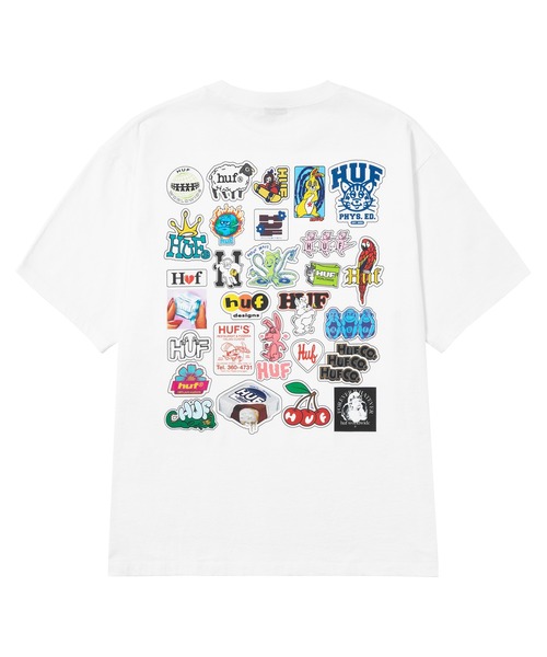 HUF（ハフ） tシャツ STICKER PACK TEE メンズ レディース : ZOZOTOWN