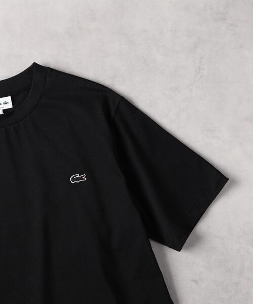 「LACOSTE」 半袖Tシャツ L ブラック メンズ_画像2