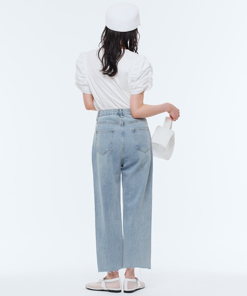 「Narcissus」 デニムパンツ FREE ブルー レディース_画像4