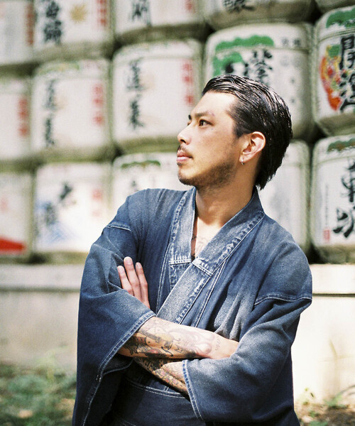 44 割引インディゴブルー Free メンズ M Lサイズ相当 値段が激安 浴衣 ヴィンテージデニム浴衣 着物 浴衣 メンズファッション ファッションインディゴブルーfree メンズ M Lサイズ相当 Europeancubicles Com