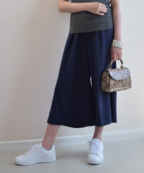 COO+i（クーイ） スウェットパンツ ジャージ フレア ガウチョパンツ