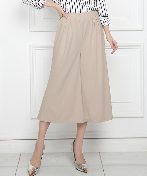 COO+i（クーイ） スウェットパンツ ジャージ フレア ガウチョパンツ