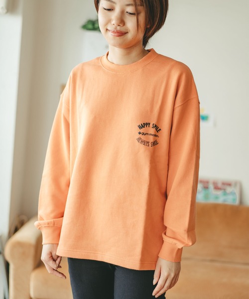 gym master トレーナー スウェット HAPPY SMILEスウェットビッグTee