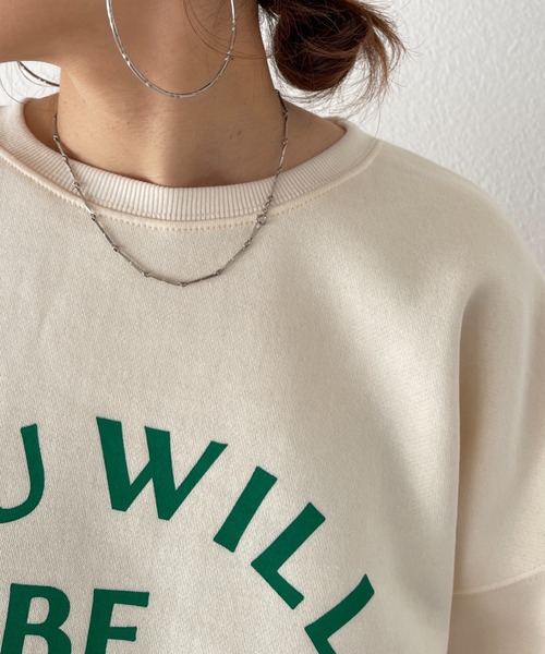 トレーナー スウェット with me ! short sweat / ウィズミー！ボリューム裏起毛ショートロゴスウェット レディース メンズ with me ! short sweat / ウィズミー！ボリューム裏起毛ショート