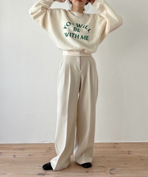 wee9s（ウィークス） トレーナー スウェット with me ! short sweat