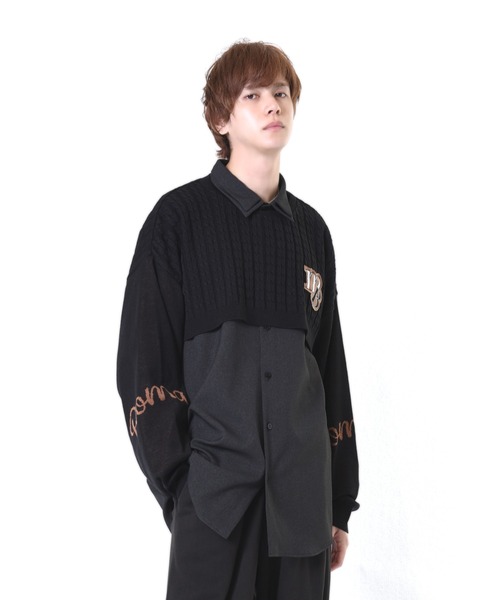ニット セーター ショートニット TOPS レディース メンズ