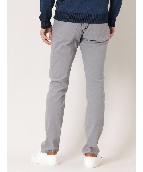 タカキュー/レノマ オム 裏起毛ストレッチヘリンボン 5ポケットスリムパンツ renoma HOMME（レノマオム） パンツ 「裏起毛 ストレッチ」レノマ オム