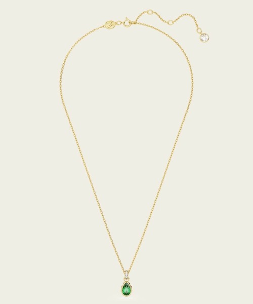 美品✨ SWAROVSKI スワロフスキー Chroma ネックレス Chroma ペンダント, ハート, レッド, ゴールドトーン・プレー