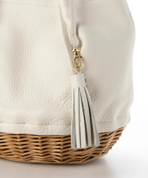 perche（ペルケ） トートバッグ perche / 牛革×ヤナギ底2wayトート