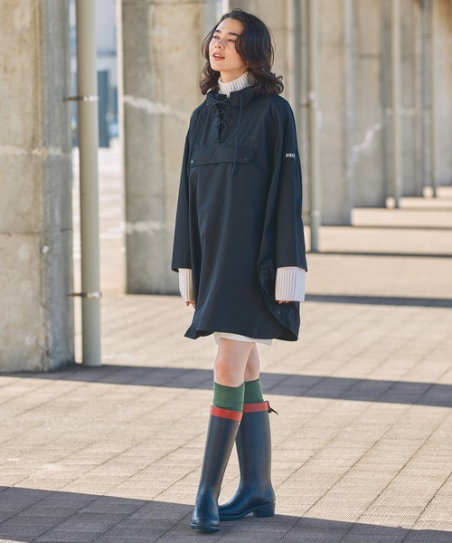 AIGLE（エーグル） 長靴 レインブーツ ミリカ ヒールラバーロング