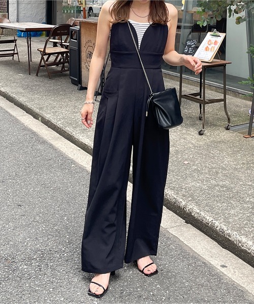 新品【Loungedress】キャミオールインワン