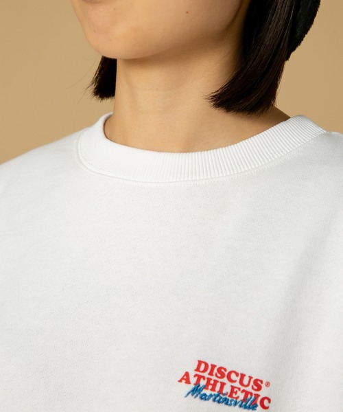 トレーナー スウェット 「DISCUS/ディスカス」裏毛　グラフィック　BIGスウェット　トレーナー　バックプリント　ビッグシルエット レディース DISCUS トレーナー スウェット 「DISCUS/ディスカス」裏毛
