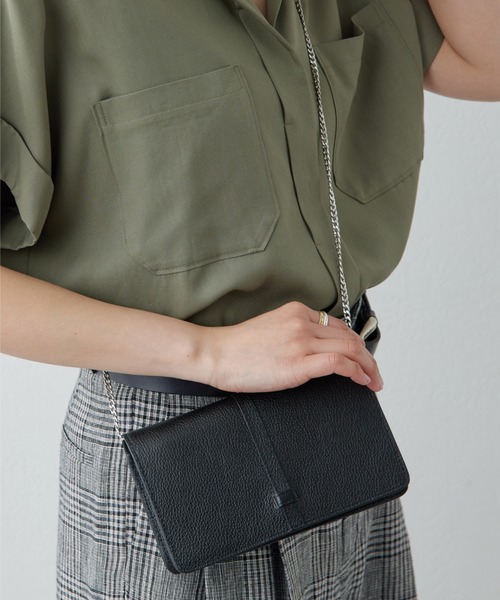 売約済みGALLARDAGALANTE 【2.718】-ウォレットミニバッグ黒 GALLARDAGALANTE（ガリャルダガランテ） ショルダーバッグ バッグ