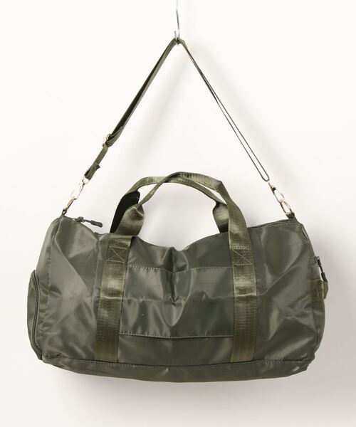 ボストンバッグ 旅行用 ダッフルバッグ(靴入れ付き) レディース