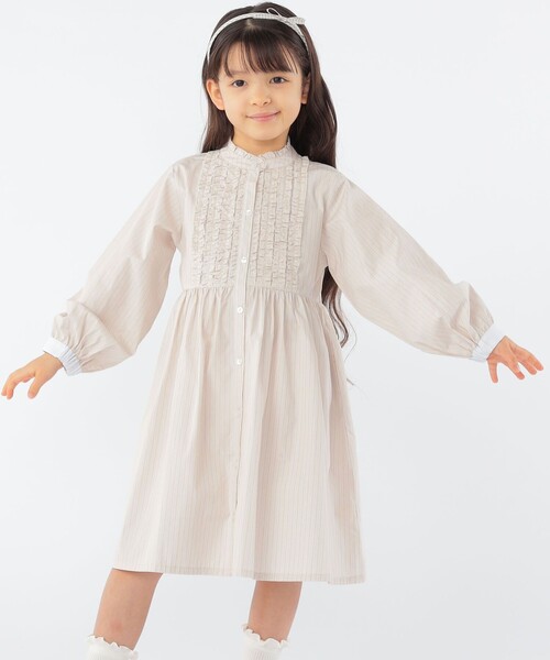 SHIPS（シップス） ワンピース SHIPS KIDS:100〜130cm / フリル シャツ