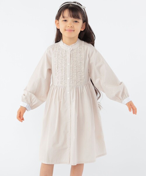 SHIPS（シップス） ワンピース SHIPS KIDS:100〜130cm / フリル シャツ