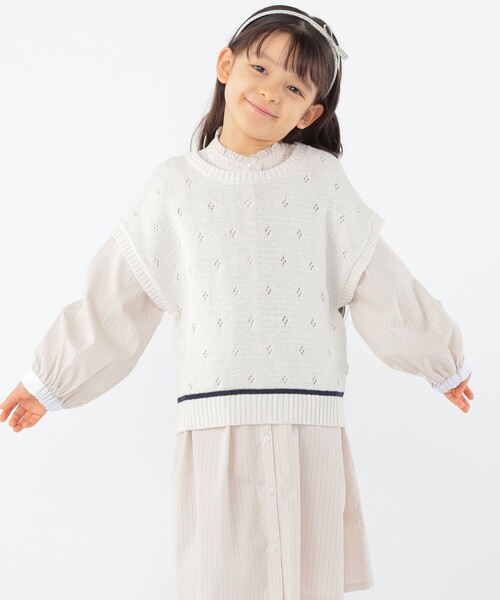 ships kids  フレアワンピース　160 CHOPIN ワンピース 「JUNIOR」フォーマルフレアワンピース(半袖